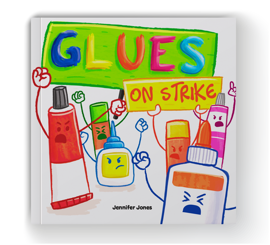 Glues On Strike Paperback Book